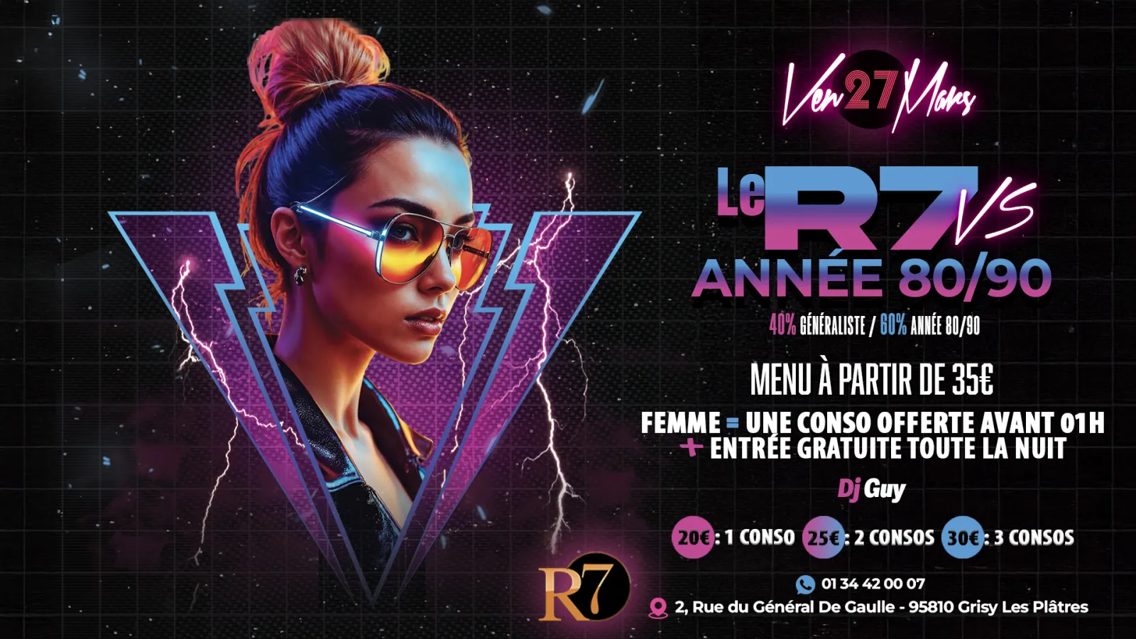 VENDREDI 27 MARS – R7 VS ANNÉES 80/90 ⚡