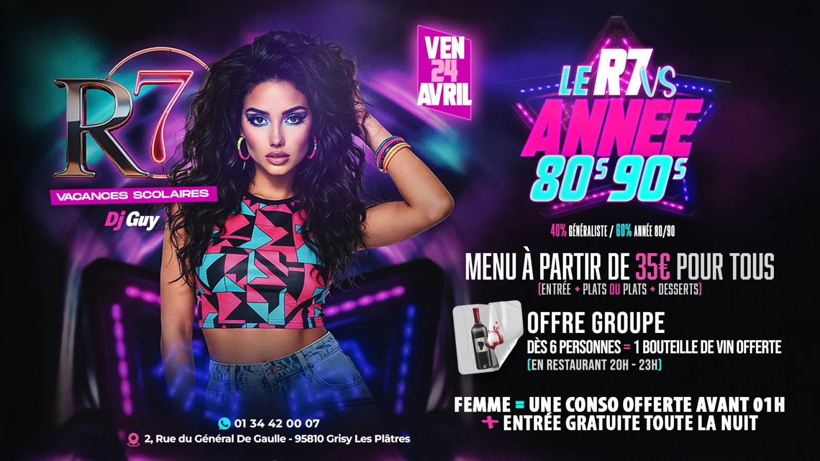 🕺🔥 VENDREDI 24 AVRIL – R7 VS ANNÉES 80/90 🔥🕺