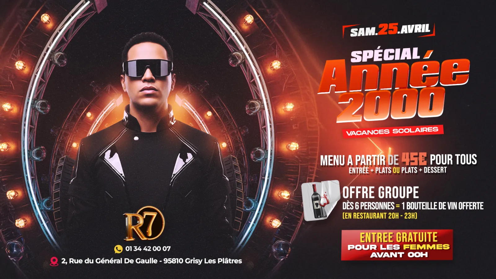 💿✨ SAMEDI 25 AVRIL – R7 VS SPÉCIAL ANNÉES 2000 ✨💿