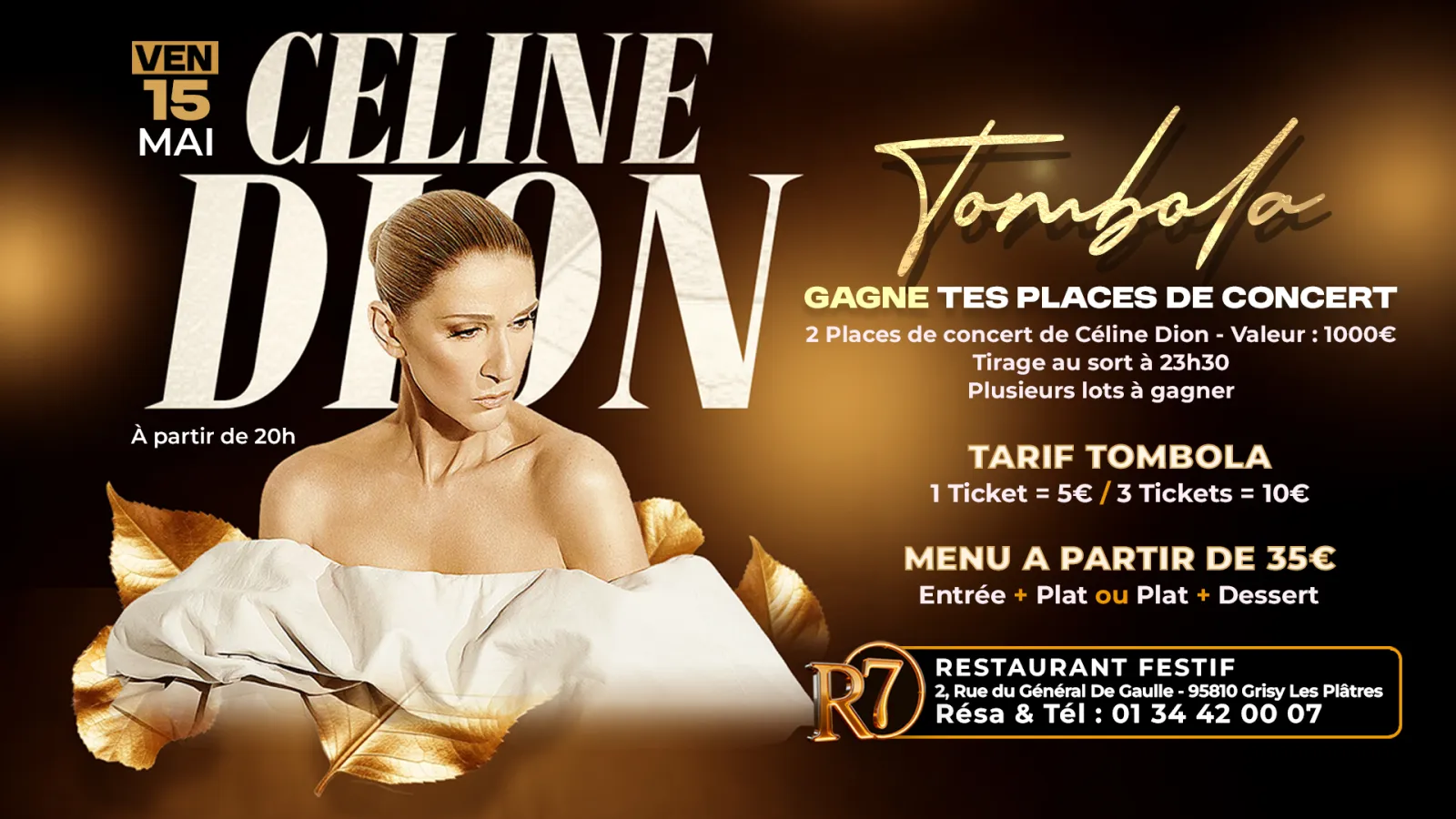 🎤✨ VENDREDI 15 MAI – SPÉCIAL CÉLINE DION AU R7 ✨🎤