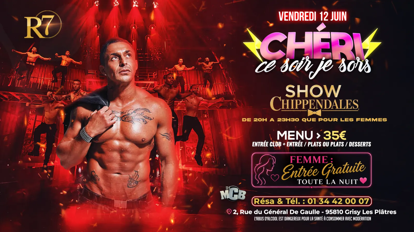 🔥💋 VENDREDI 12 JUIN – CHÉRIE CE SOIR JE SORS 💋🔥