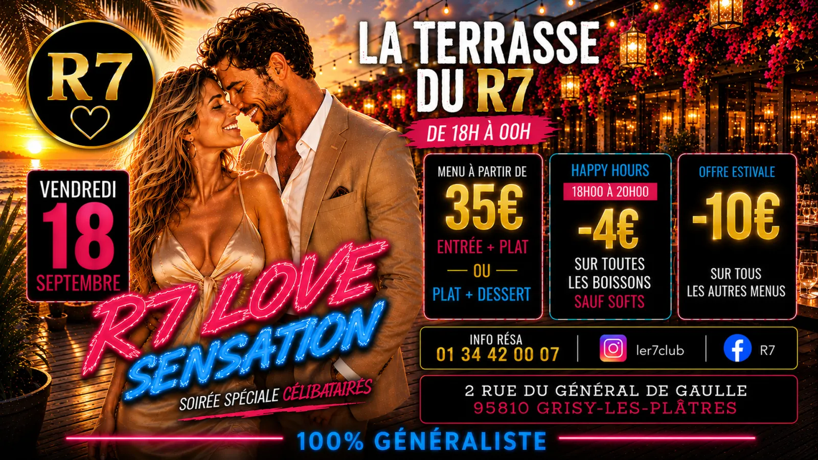 ❤️🔥 VENDREDI 18 SEPTEMBRE – R7 LOVE SENSATION 🔥❤️
