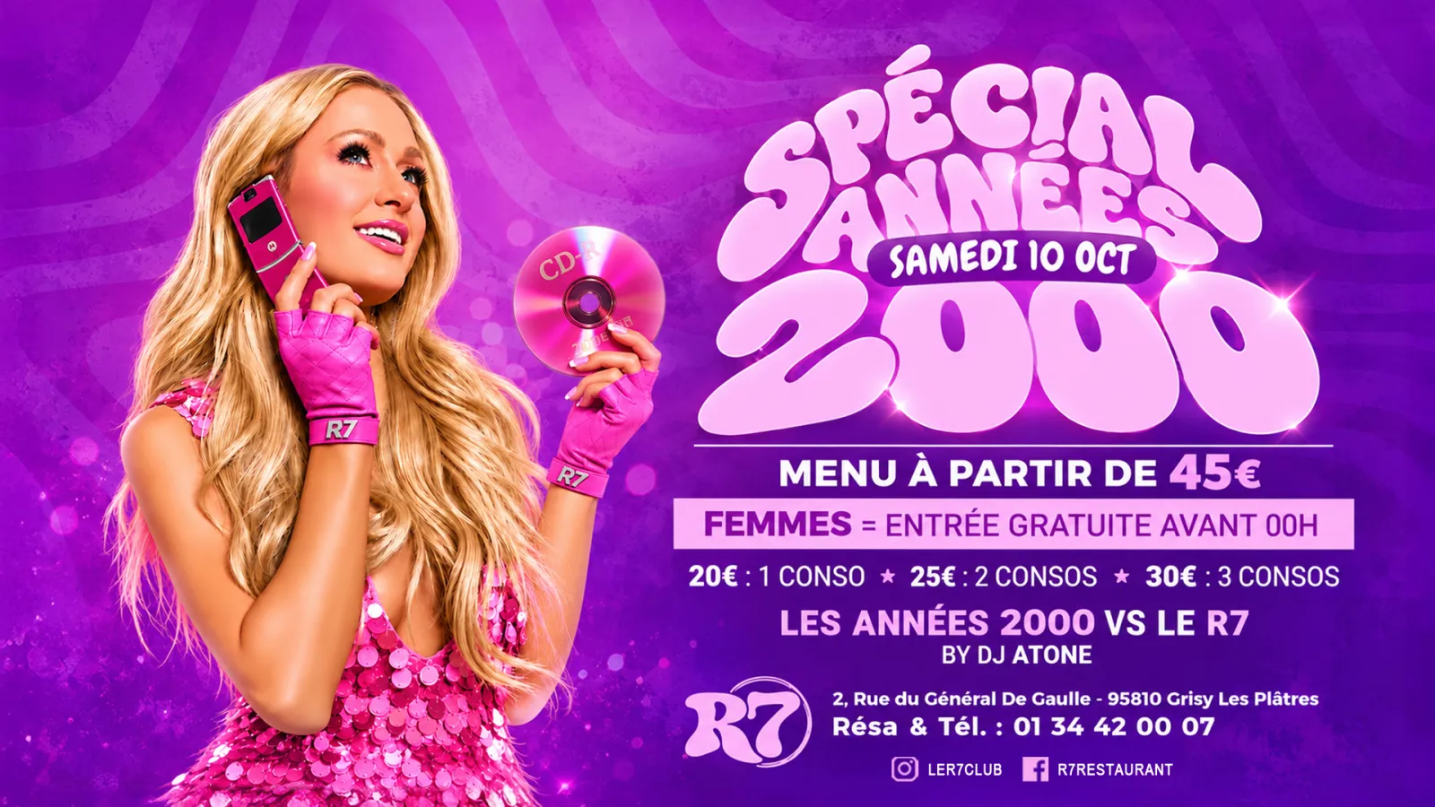 💿🔥 SAMEDI 10 OCTOBRE – SPÉCIAL ANNÉES 2000 ! 🔥💿